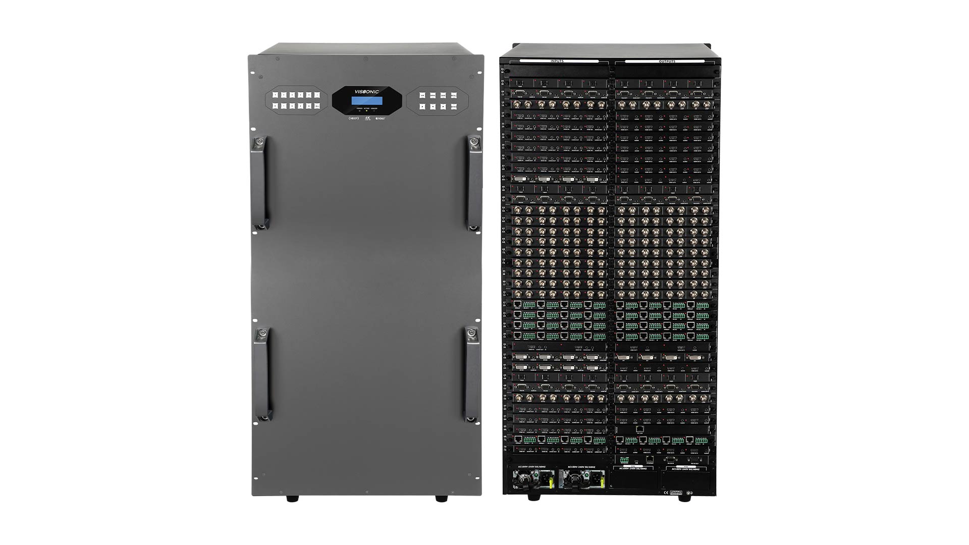 Procesador modular seamless de videowall 144x144