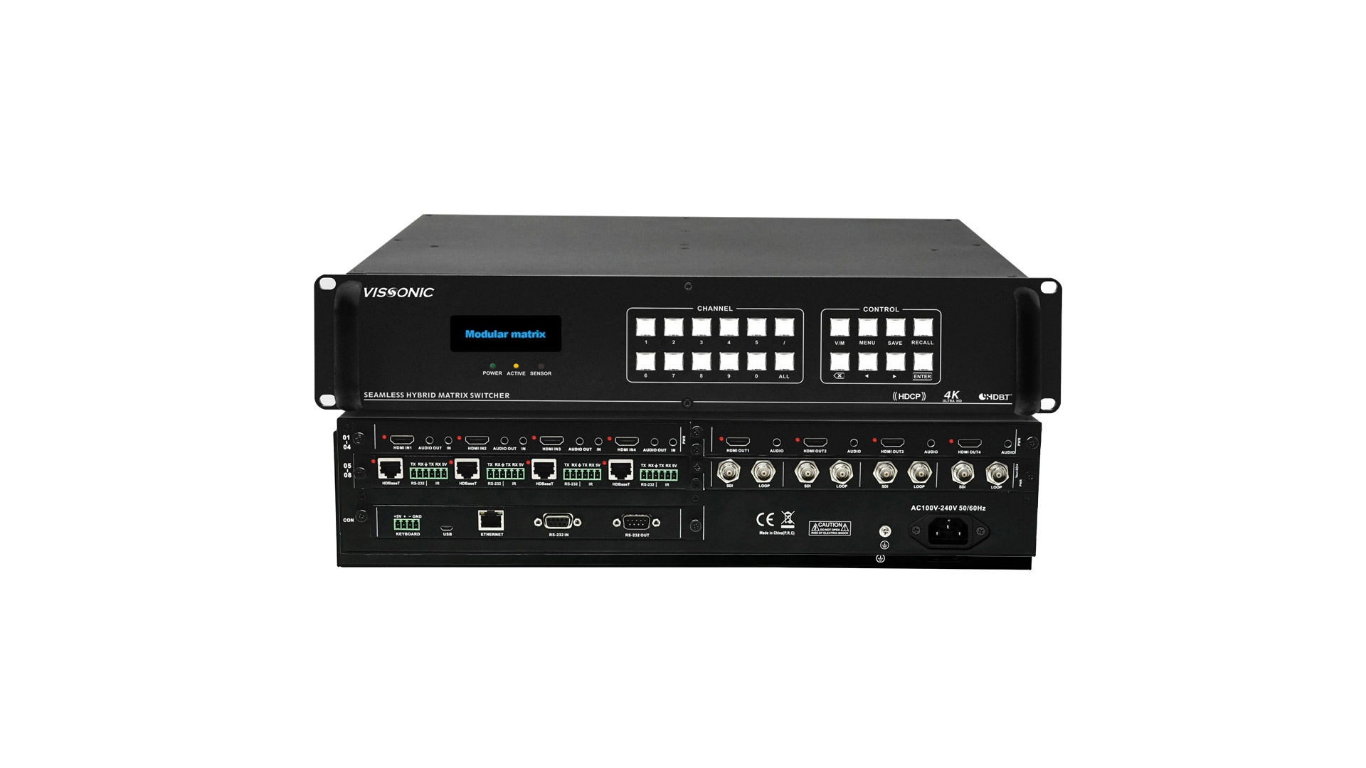 Conmutador matricial modular seamless 8x8