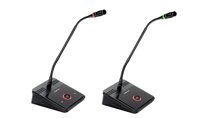 Full Digital Wired Discussion Unit with Physical Button