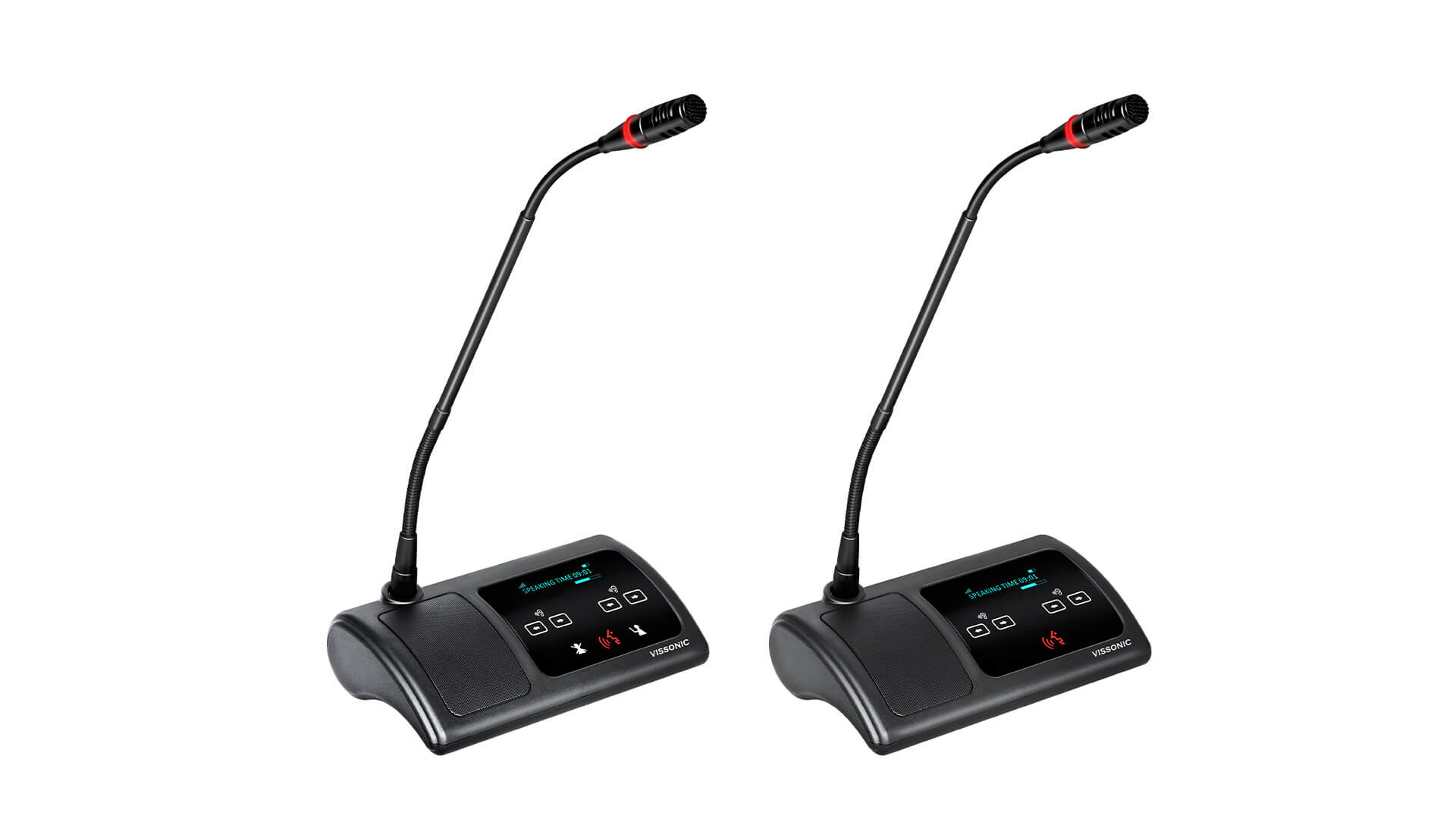 Unidad de presidente/delegado para debate inalámbrica 5G Wi-Fi con selector de canales