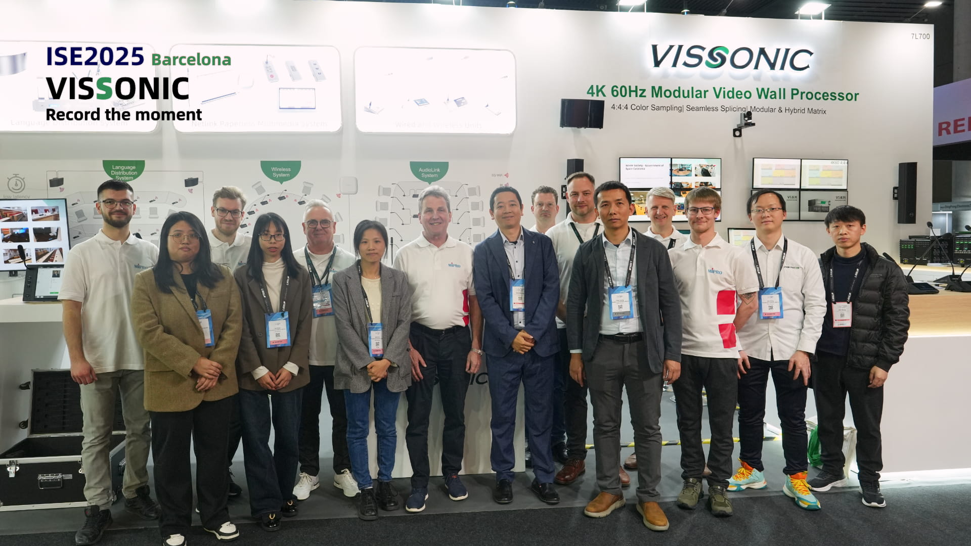 Vissonic Shines at ISE 2025