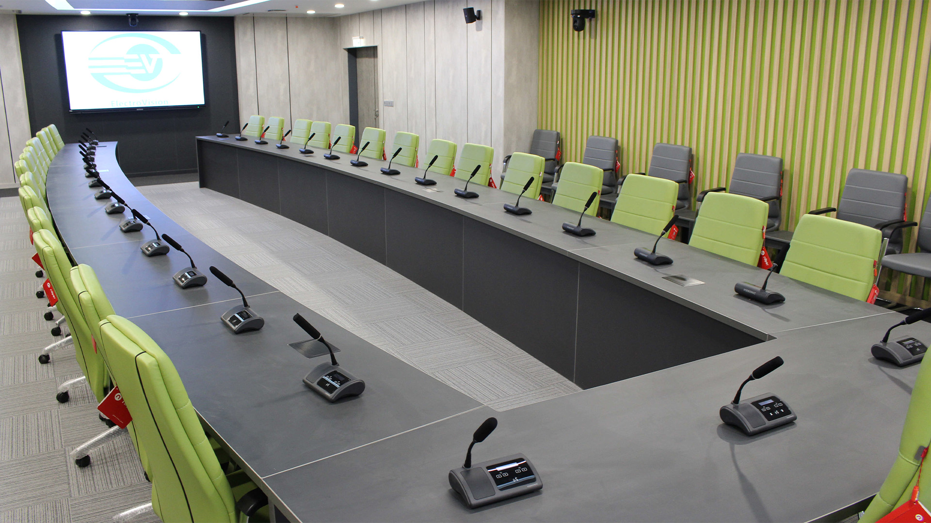 Hospital Conference Room Transformed by VISSONIC Digital Discussion System